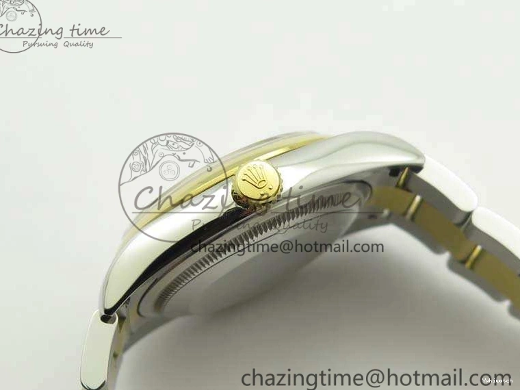 1:1 Diam 36mm SA3135 On YG SS Datejust V2 116234 Dial White Best Oyster DJF Com Bracelet Edition 0313